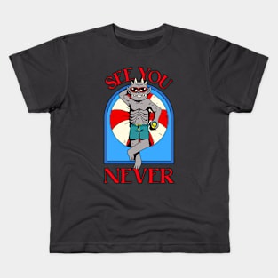 Funny Monster Vacay - See You Never Kids T-Shirt